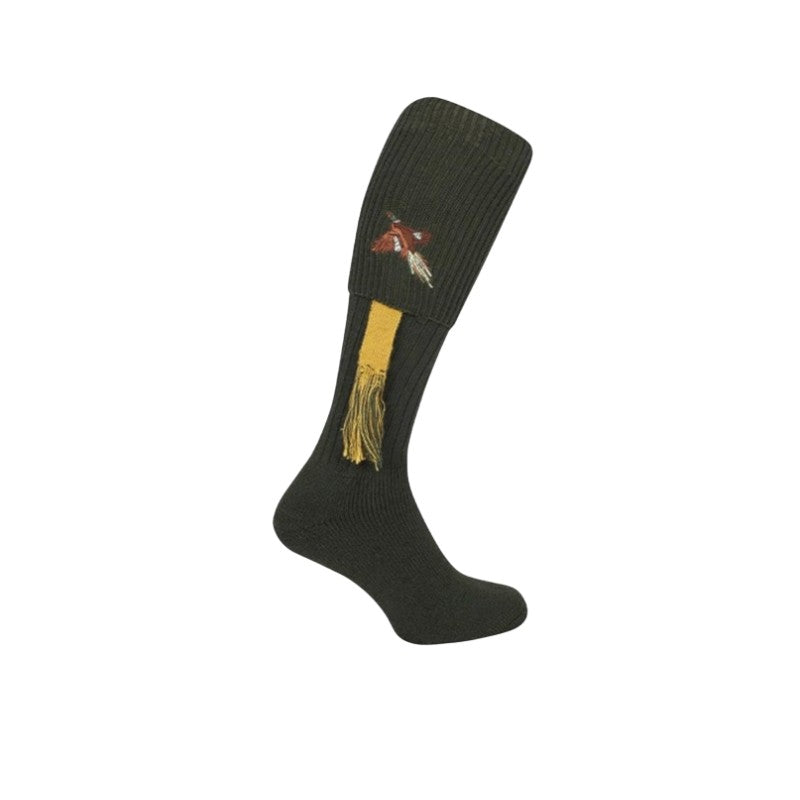 Bisley Embroidered Pheasant Shooting Socks | Cluny Country