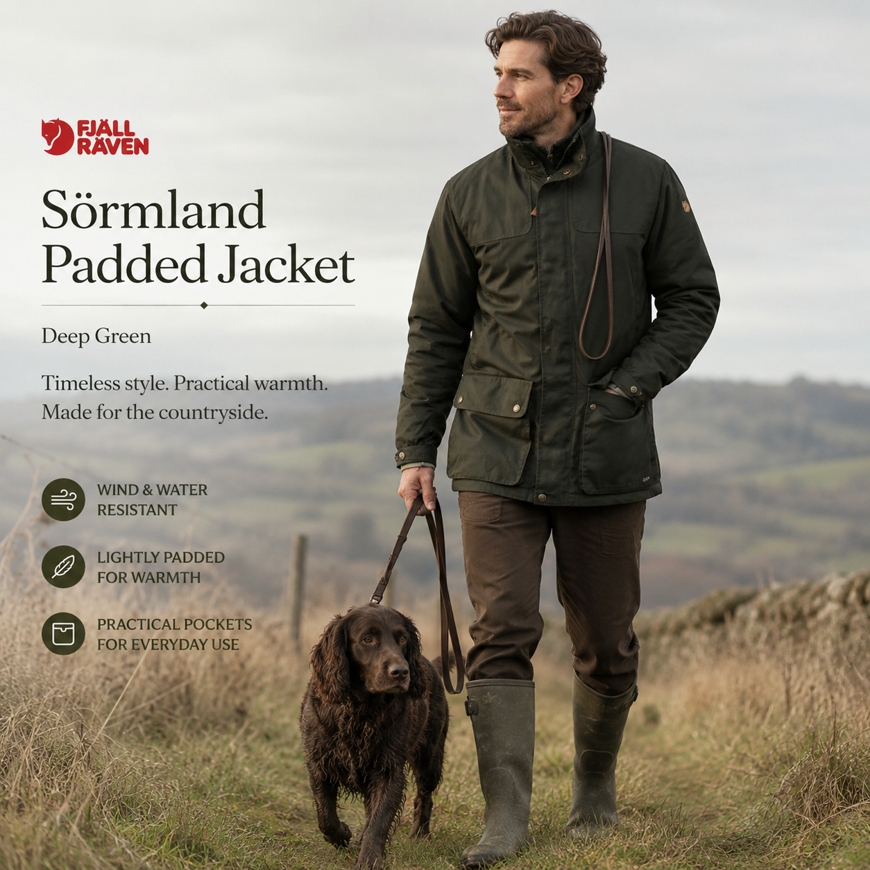 Fjallraven Sormland Padded Jacket | Cluny Country