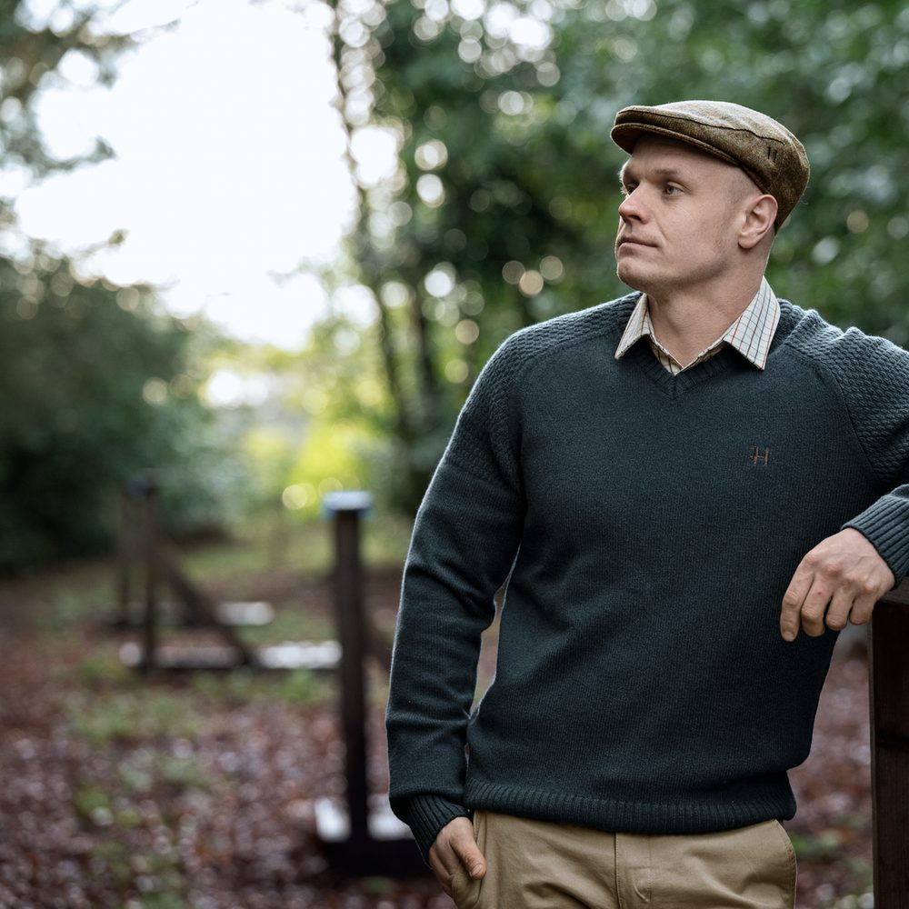 Harkila Vincent Merino V-Neck Pullover | Cluny Country