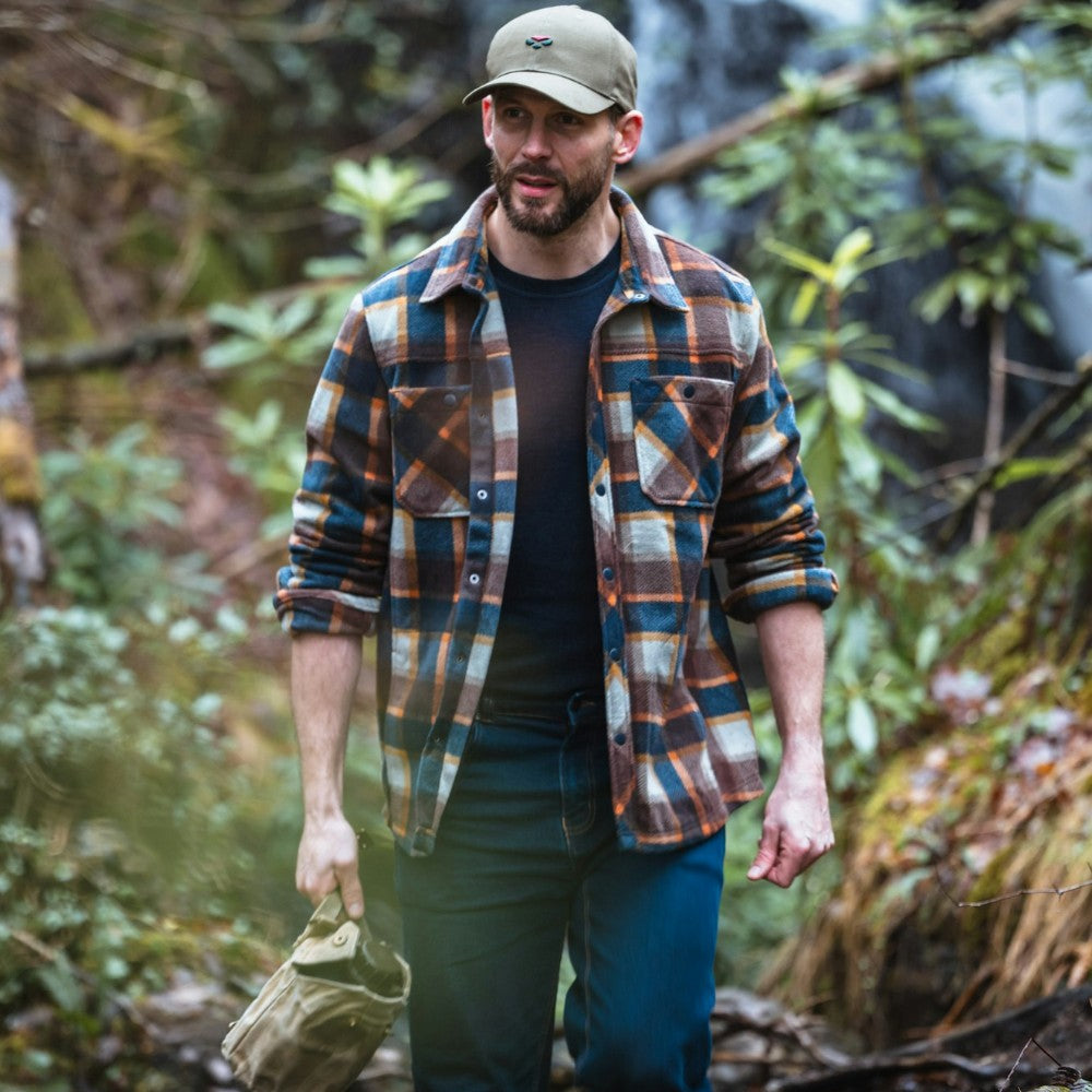 Hoggs of Fife Brucefield Fleece Shacket | Cluny Country