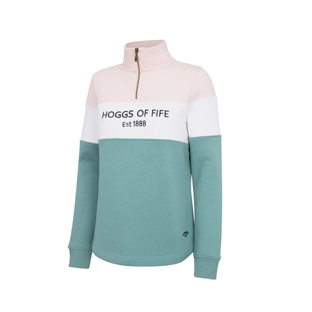 Hoggs Of Fife Dumfries 1888 Ladies 1/4 Zip Sweatshirt | Cluny Country