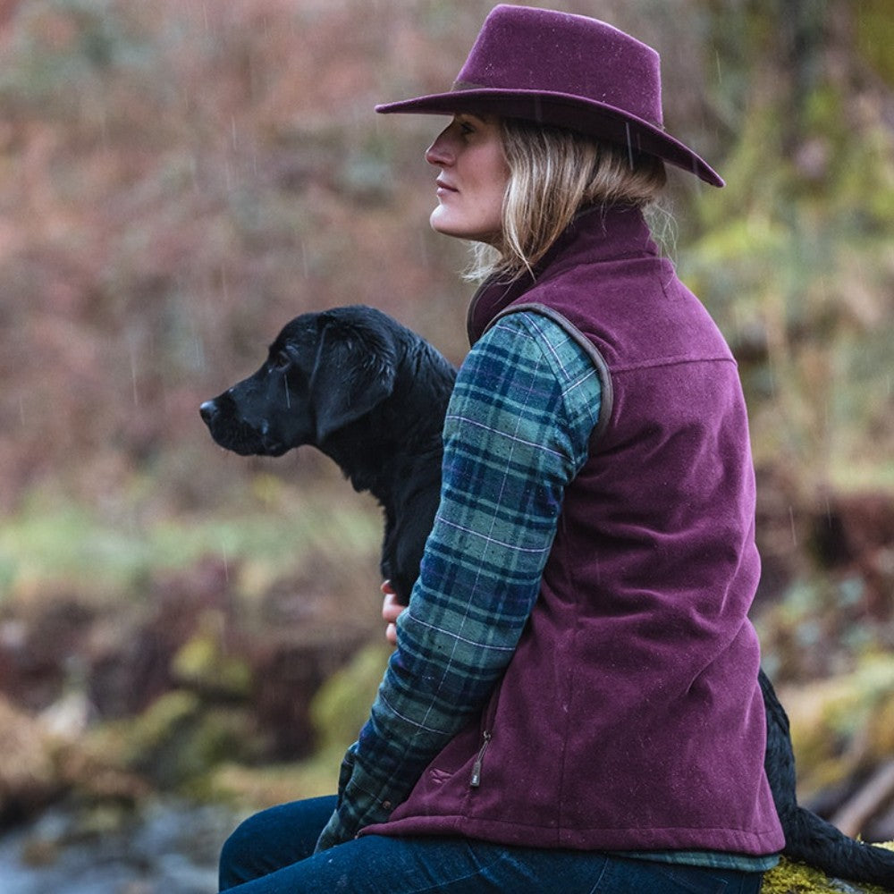 Hoggs of Fife Stenton Ladies Fleece Gilet | Cluny Country