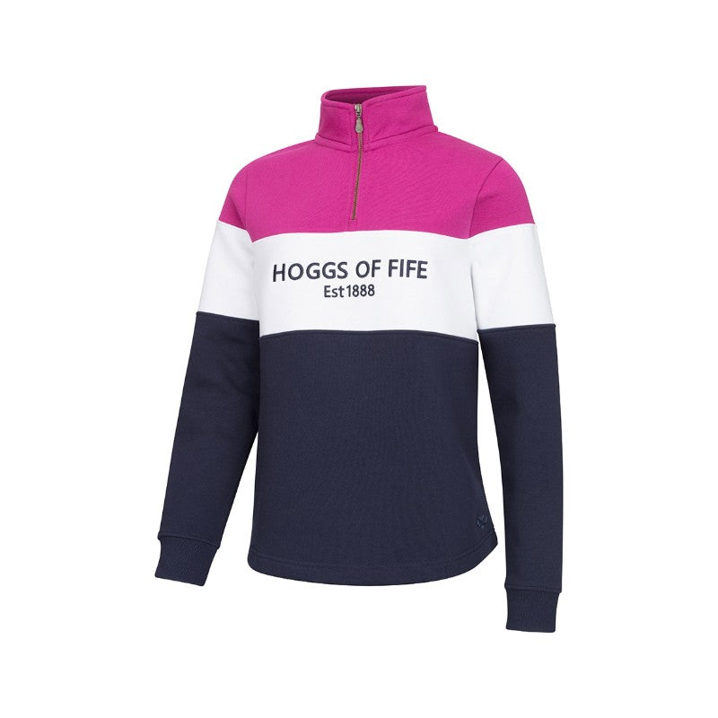 Hoggs Of Fife Dumfries 1888 Ladies 1/4 Zip Sweatshirt | Cluny Country