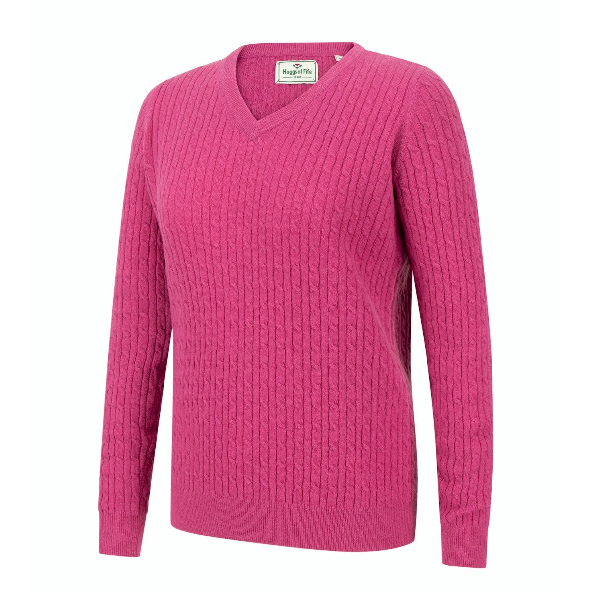 Hoggs of Fife Lauder Ladies Cable Pullover | Cluny Country