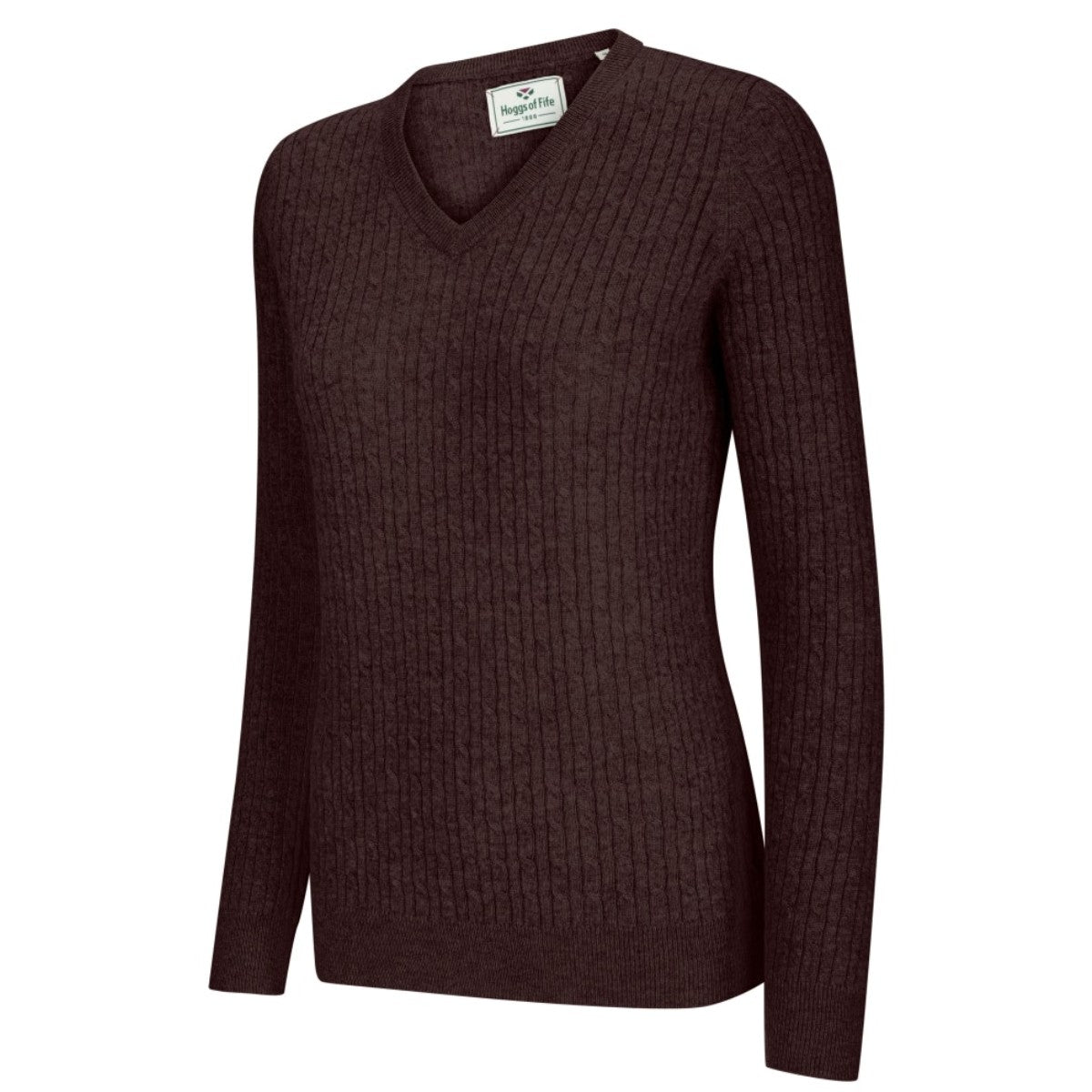 Hoggs of Fife Lauder Ladies Cable Pullover | Cluny Country