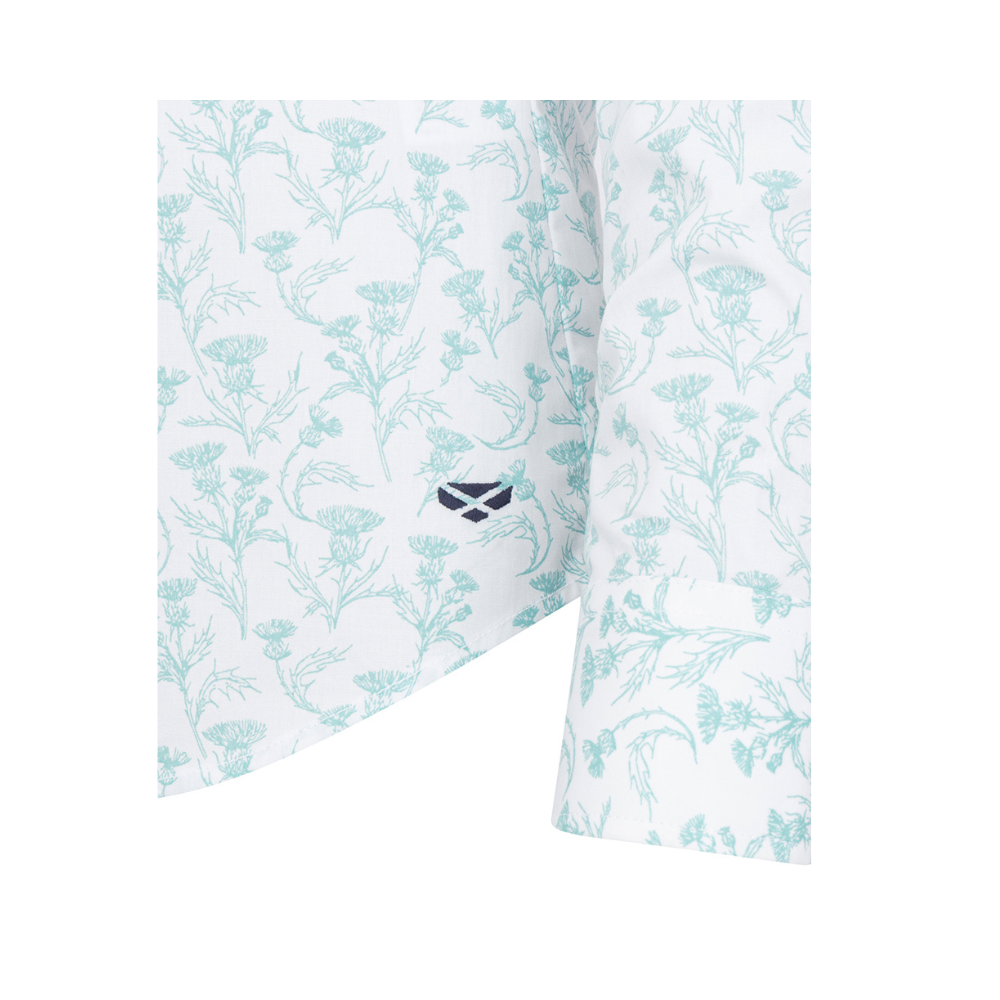 Hoggs of Fife Ladies Thistle Print Shirt | Cluny Country