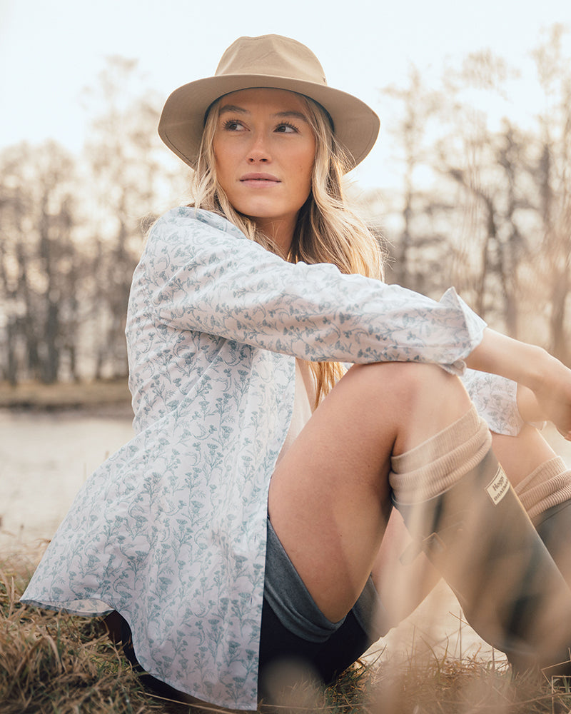 Hoggs of Fife Ladies Thistle Print Shirt | Cluny Country