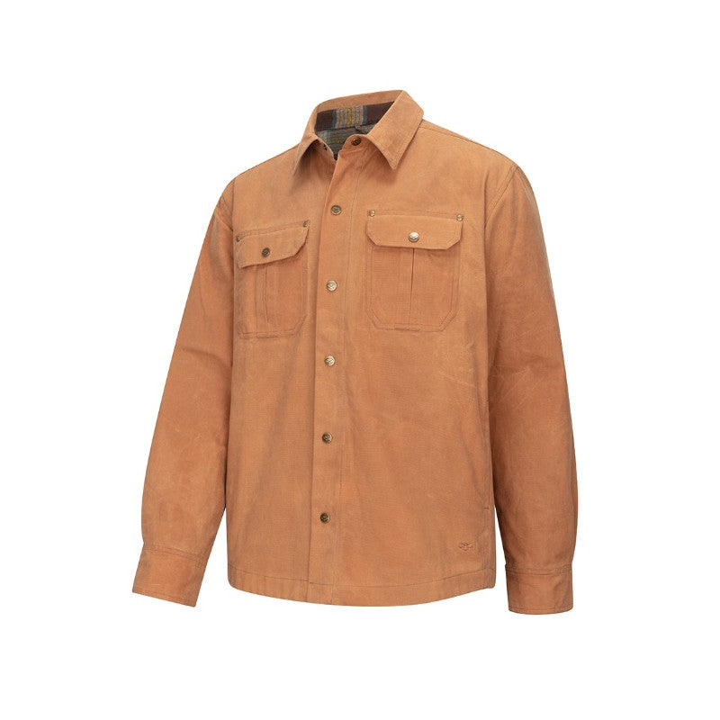 Hoggs of Fife Mens Waxed Canvas Utility Overshirt | Cluny Country