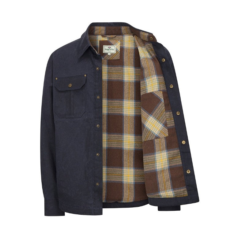 Hoggs of Fife Mens Waxed Canvas Utility Overshirt | Cluny Country