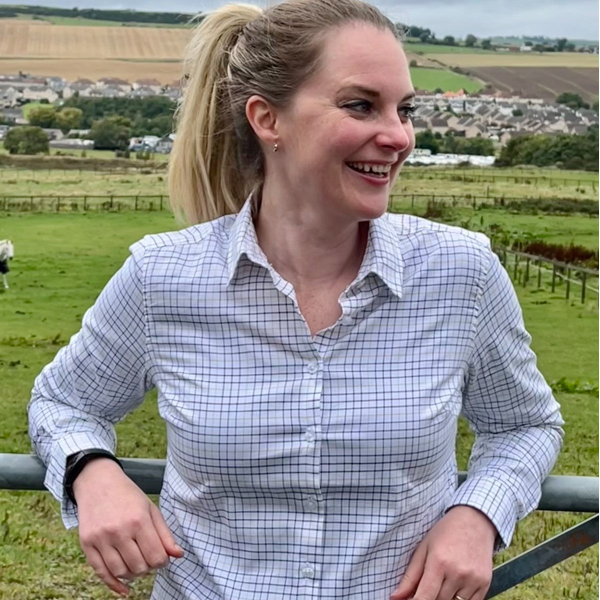 Hoggs of Fife Callie Twill Ladies Check Shirt | Cluny Country