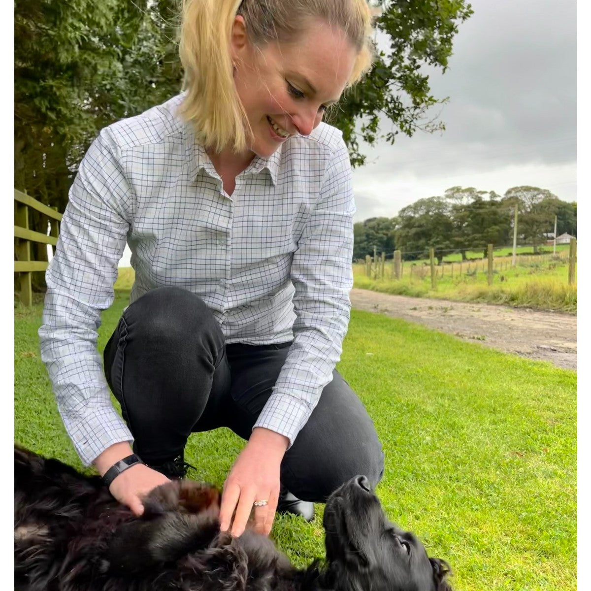 Hoggs of Fife Callie Twill Ladies Check Shirt | Cluny Country