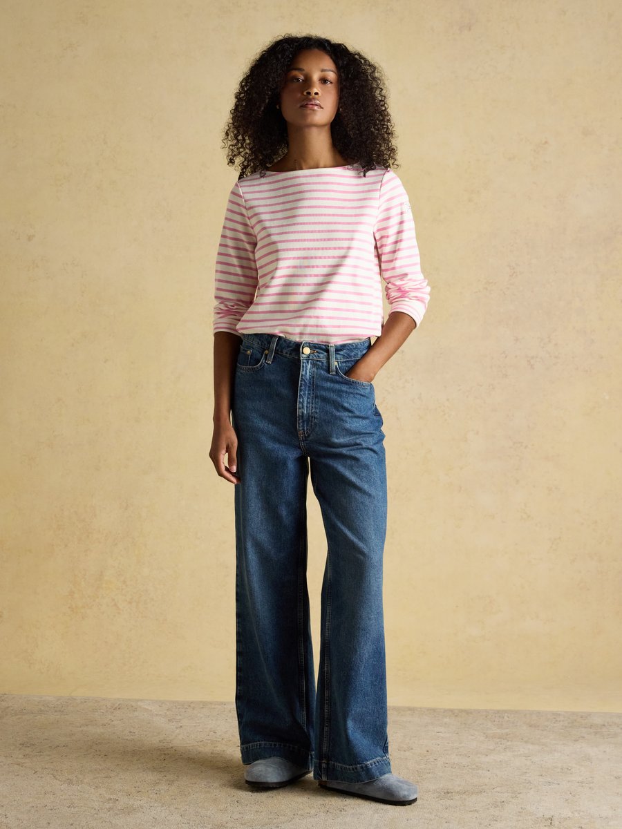 Joules Harbour Womens Long Sleeve Breton Top | Cluny Country