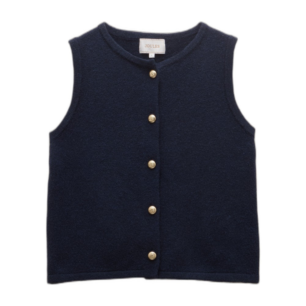 Joules Holly Womens Buttoned Knit Tank | Cluny Country