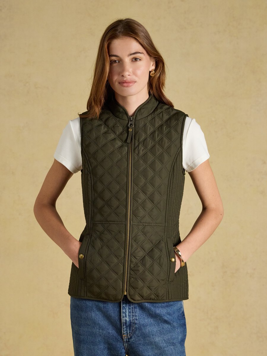 Joules Minx Womens Quilted Gilet | Cluny Country