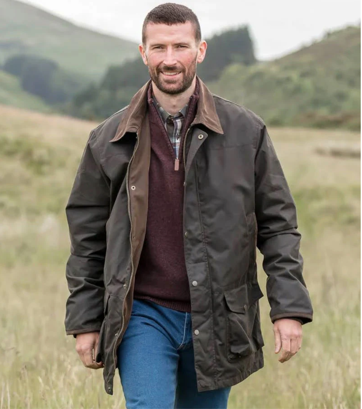 Hoggs of Fife Caledonia Men's Wax Jacket | Cluny Country 