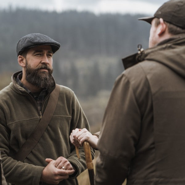 Hoggs of Fife Herringbone Waterproof Tweed Cap | Cluny Country
