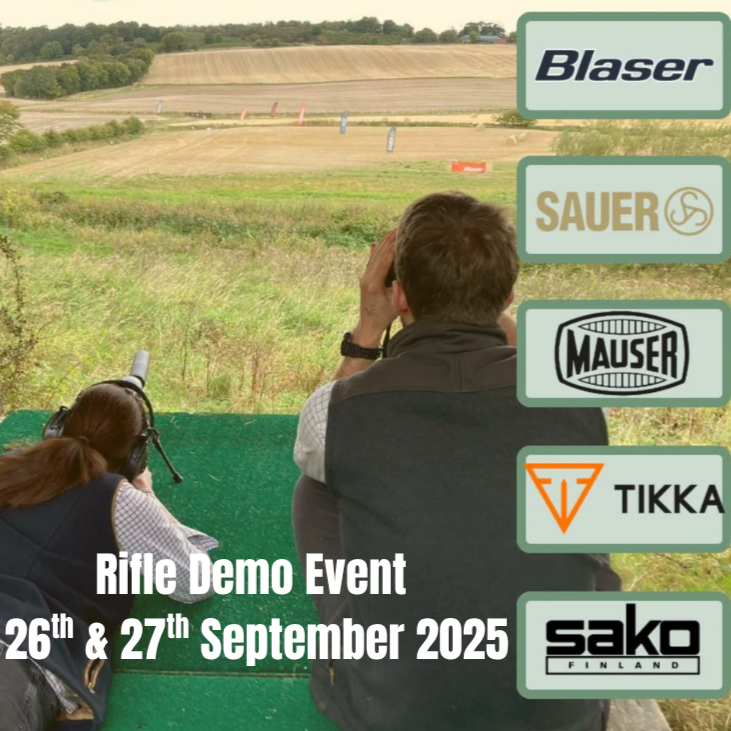 Join us for a rifle demo event 26th & 27th September 2025 - Cluny Country