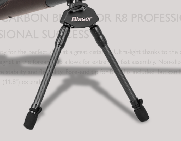 Blaser R8 Carbon Fibre Standard Bipod | Cluny Country