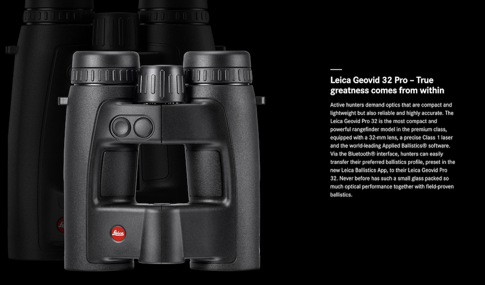 Leica Geovid Pro 10x32 Rangefinder Binoculars | Cluny Country