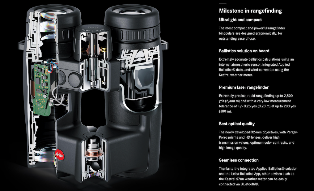 Leica Geovid Pro 8x32 Rangefinder Binoculars | Cluny Country