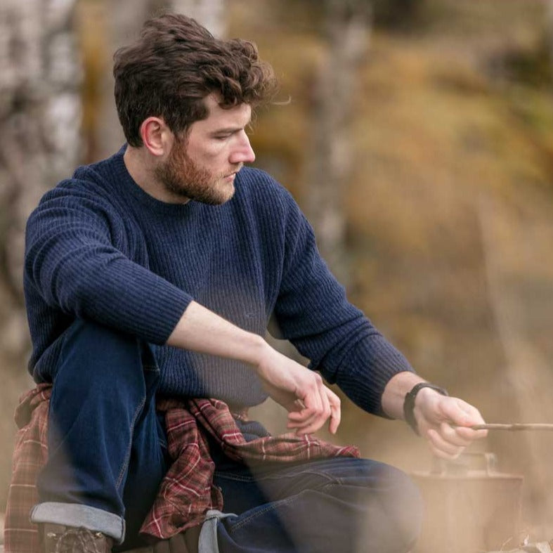 Hoggs of Fife Borders Ribbed Knit Pullover | Cluny Country