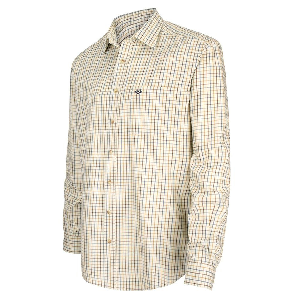 Hoggs of Fife Inverness Cotton Tattersall Shirt  | Cluny Country 