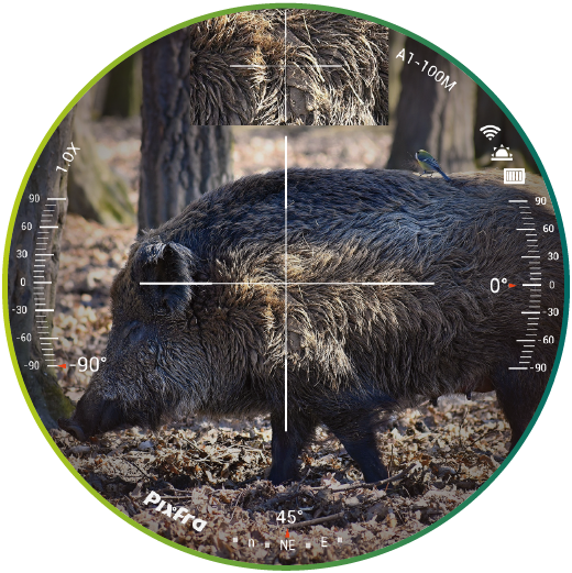 Pixfra Volans V850 4K LRF Day/Night Scope | Cluny Country 