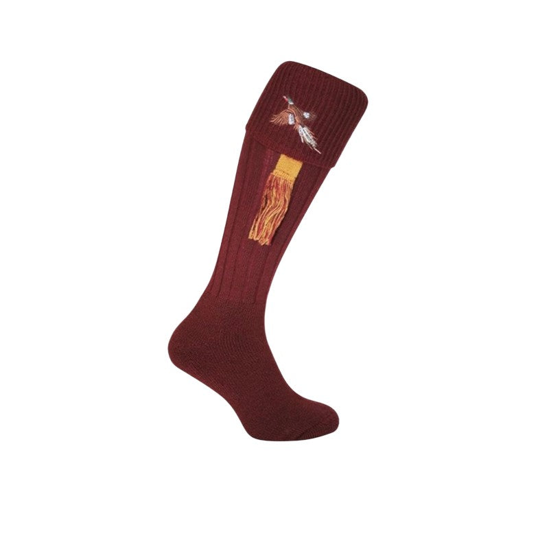 Bisley Embroidered Pheasant Shooting Socks | Cluny Country 