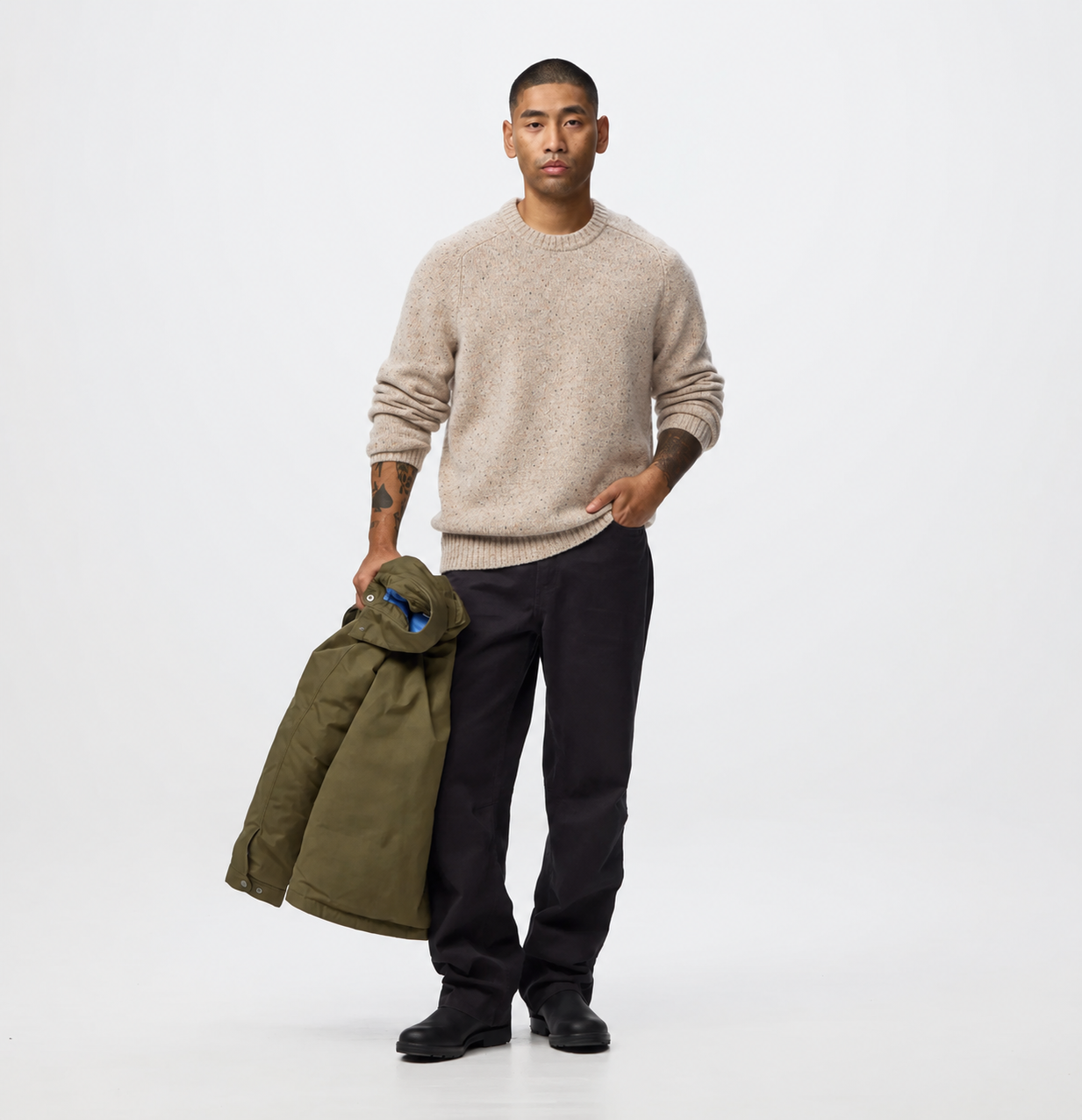 Fjallraven Ovik Neps Knit Sweater | Cluny Country 