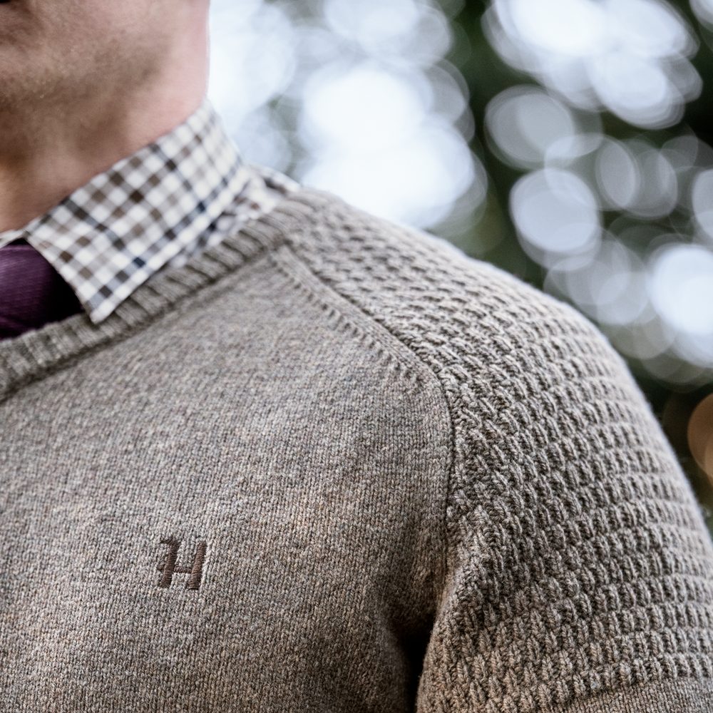 Harkila Vincent Merino V-Neck Pullover | Cluny Country 
