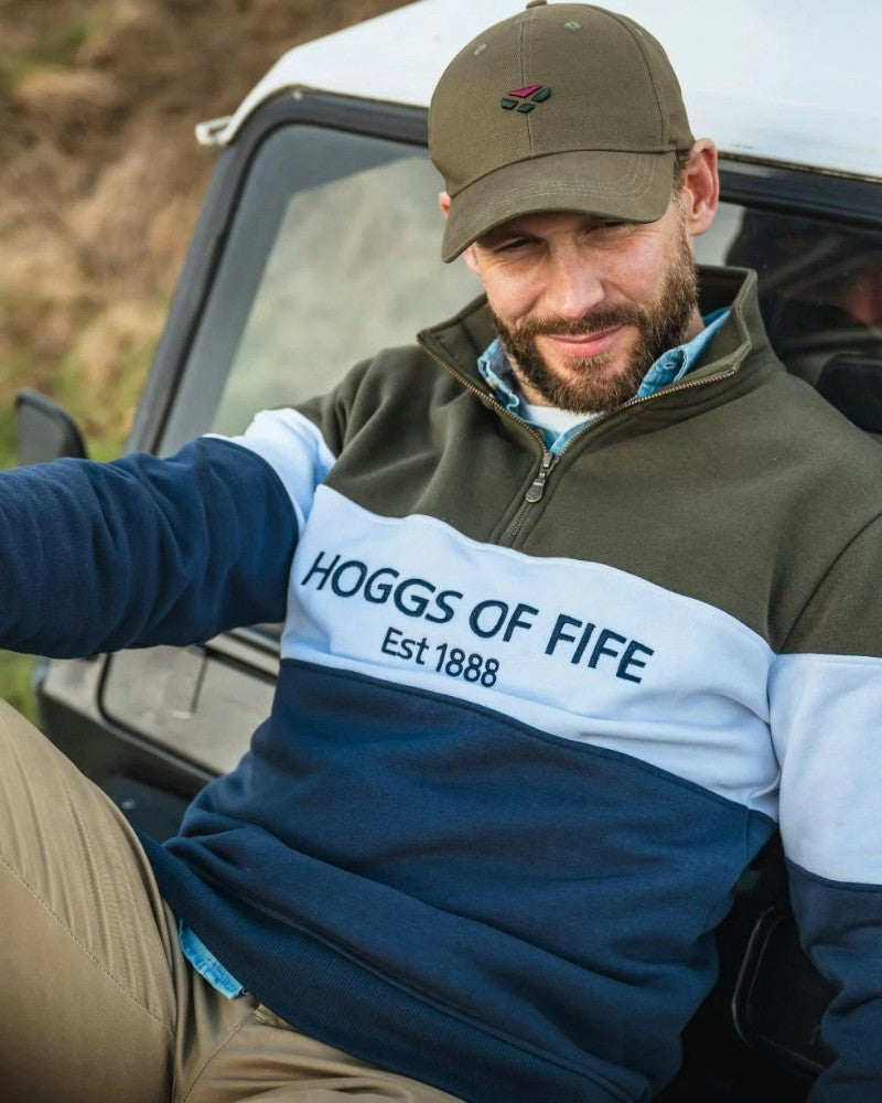Hoggs Of Fife Dumfries 1888 Gents 1/4 Zip Sweatshirt | Cluny Country 