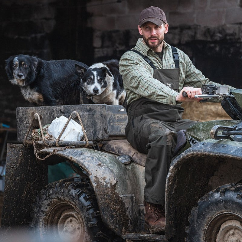 Hoggs Of Fife Green King II Waterproof Bib Trousers  | Cluny Country 
