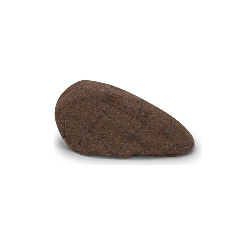 Hoggs of Fife Windowpane Waterproof Tweed Cap  | Cluny Country 