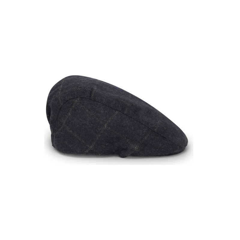 Hoggs of Fife Windowpane Waterproof Tweed Cap  | Cluny Country 