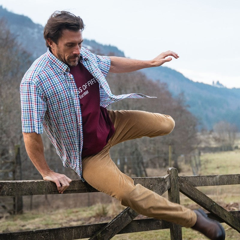 Hoggs of Fife Aberdour Short Sleeve Shirt  | Cluny Country 