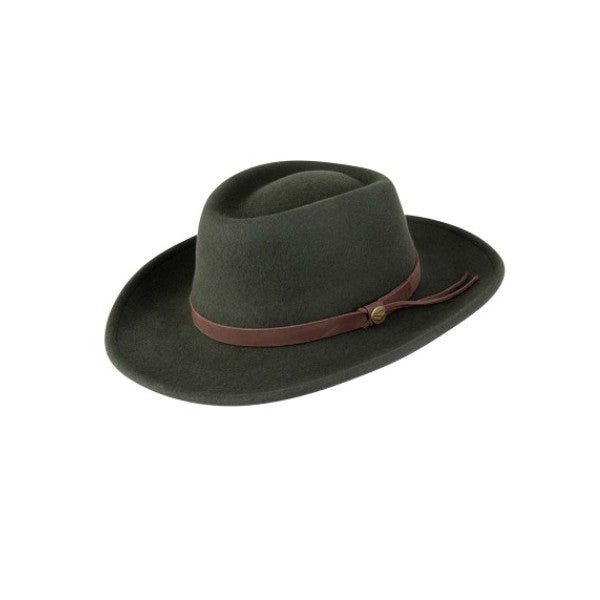Hoggs of Fife Perth Crushable Felt Hat Cluny Country