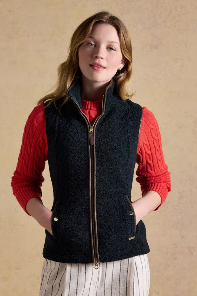 Joules Borg Heritage Womens Fleece Gilet | Cluny Country 