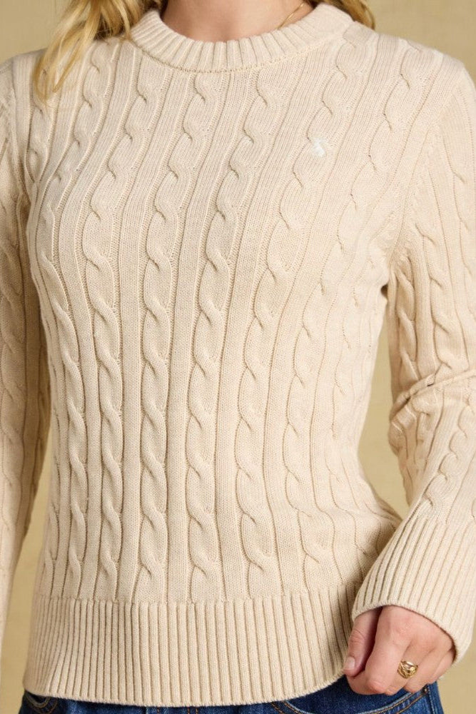 Joules Classic Cable Womens Jumper | Cluny Country 
