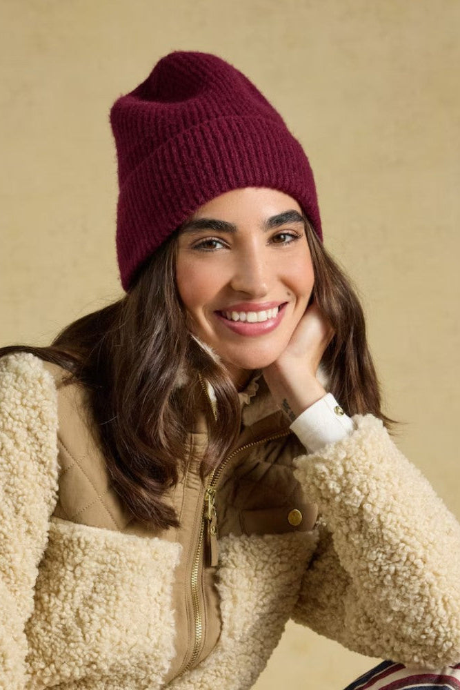 Joules Fine Knit Womens Beanie Hat | Cluny Country 