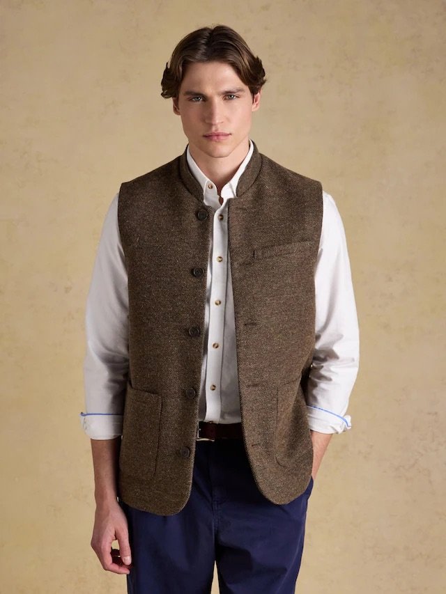 Joules Mens Tweed Gilet | Cluny Country 