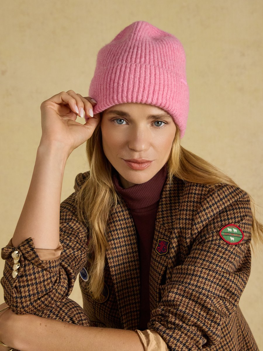 Joules Fine Knit Womens Beanie Hat | Cluny Country 