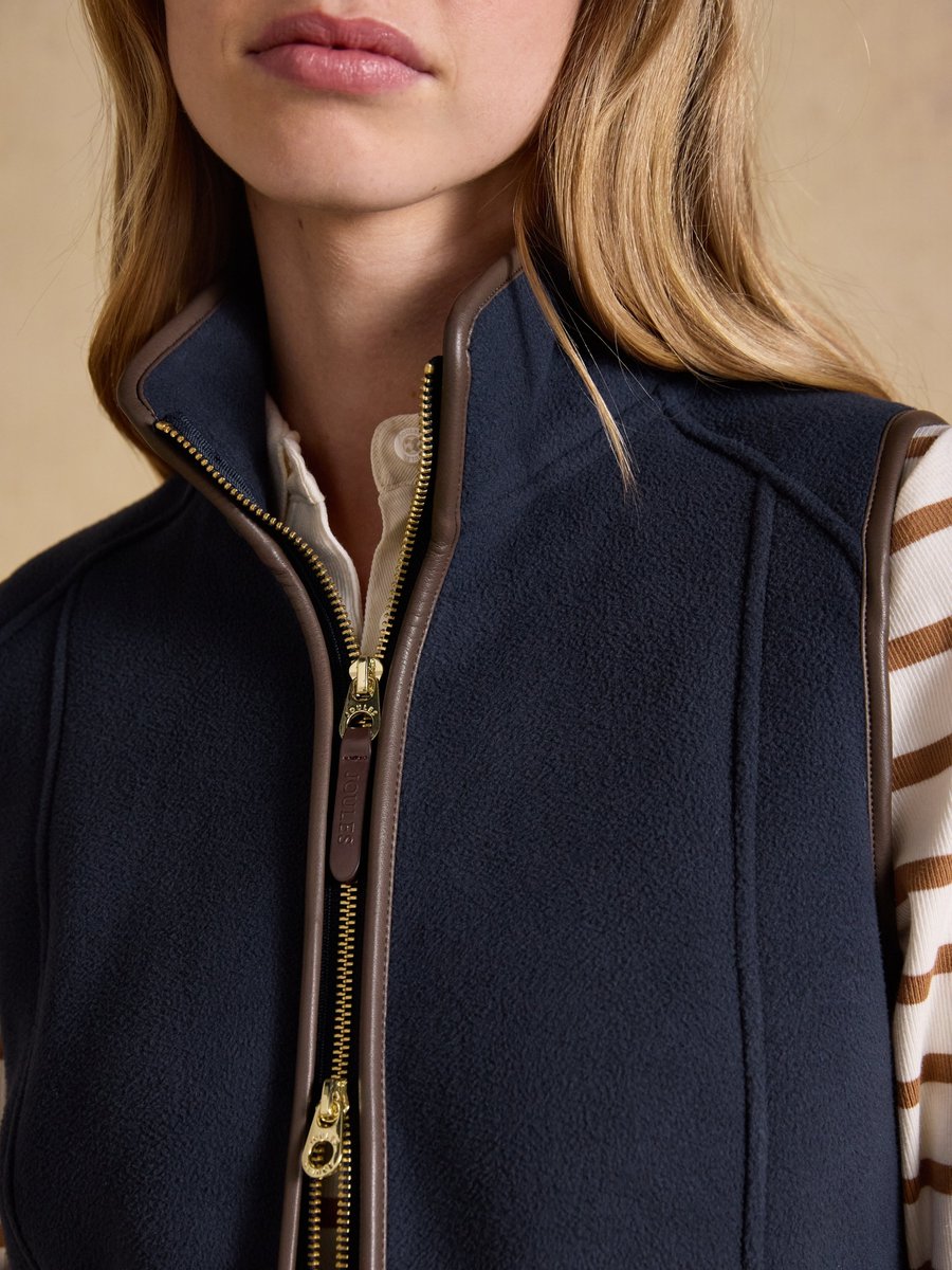 Joules Heritage Womens Fleece Gilet | Cluny Country 