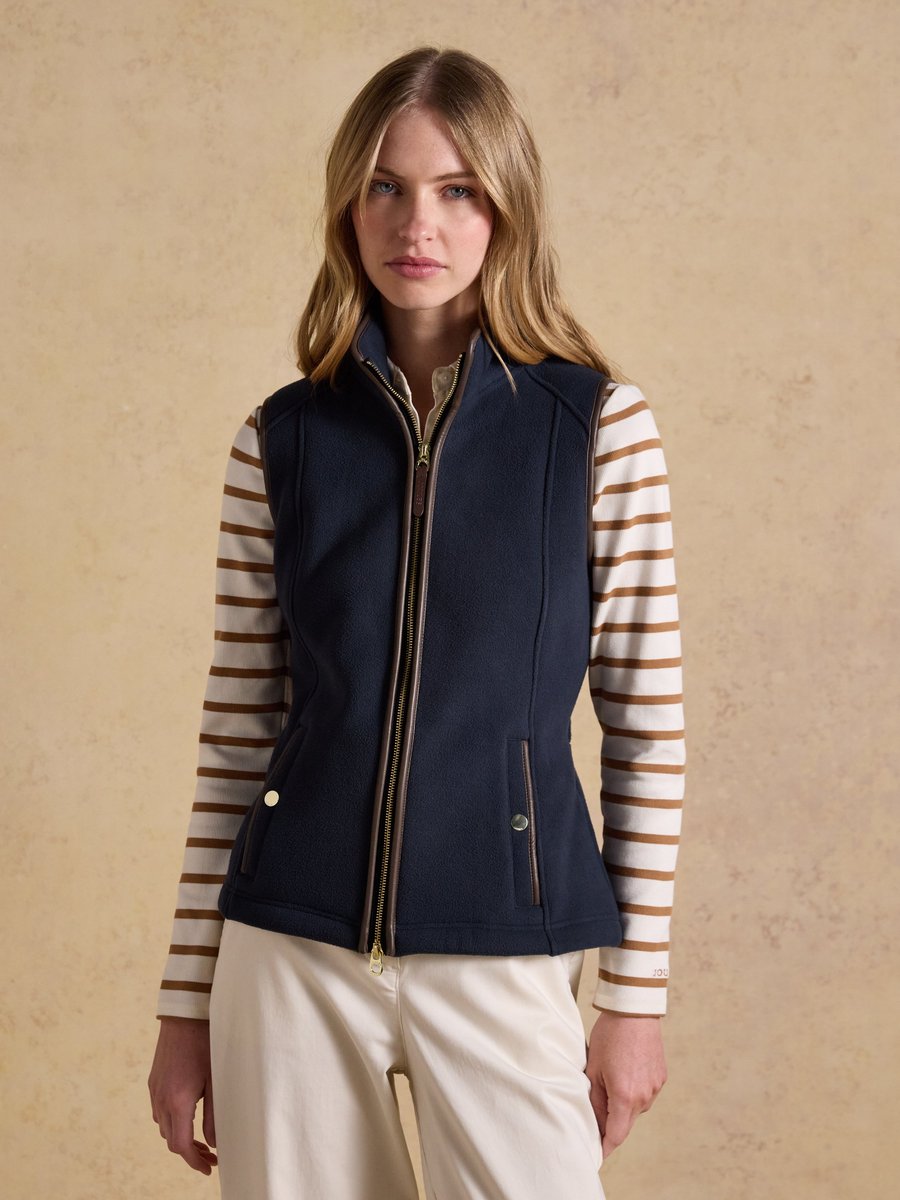 Joules Heritage Womens Fleece Gilet | Cluny Country 