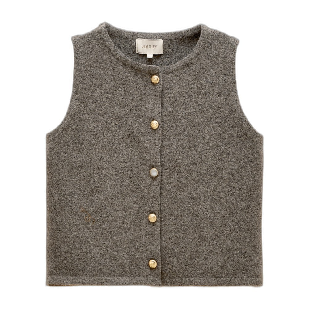 Joules Holly Womens Buttoned Knit Tank | Cluny Country 