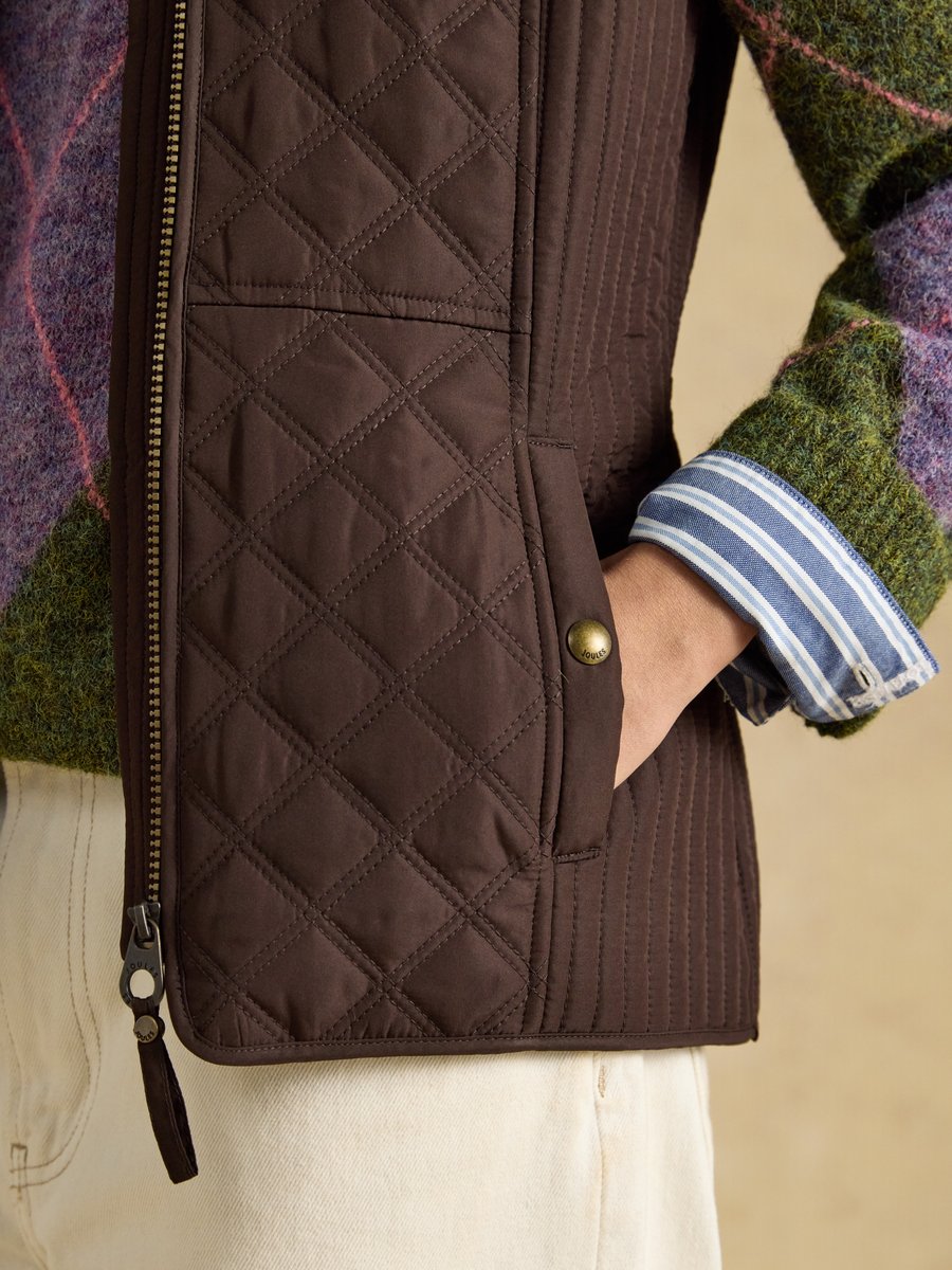 Joules Minx Womens Quilted Gilet | Cluny Country 