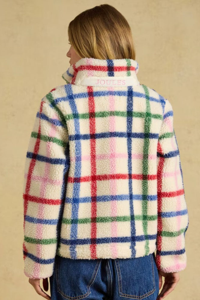 Joules Lottie Womens Borg Fleece Jacket | Cluny Country 