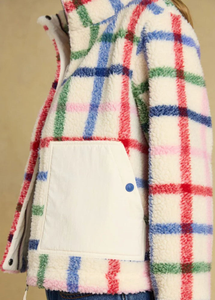 Joules Lottie Womens Borg Fleece Jacket | Cluny Country 