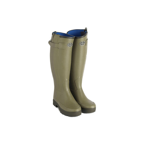 Le Chameau Women's Chasseur Neoprene Lined Boot Iconic Green