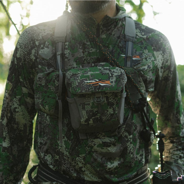 Sitka Flash Optics Harness | Lightweight, Silent Binocular Chest Pack