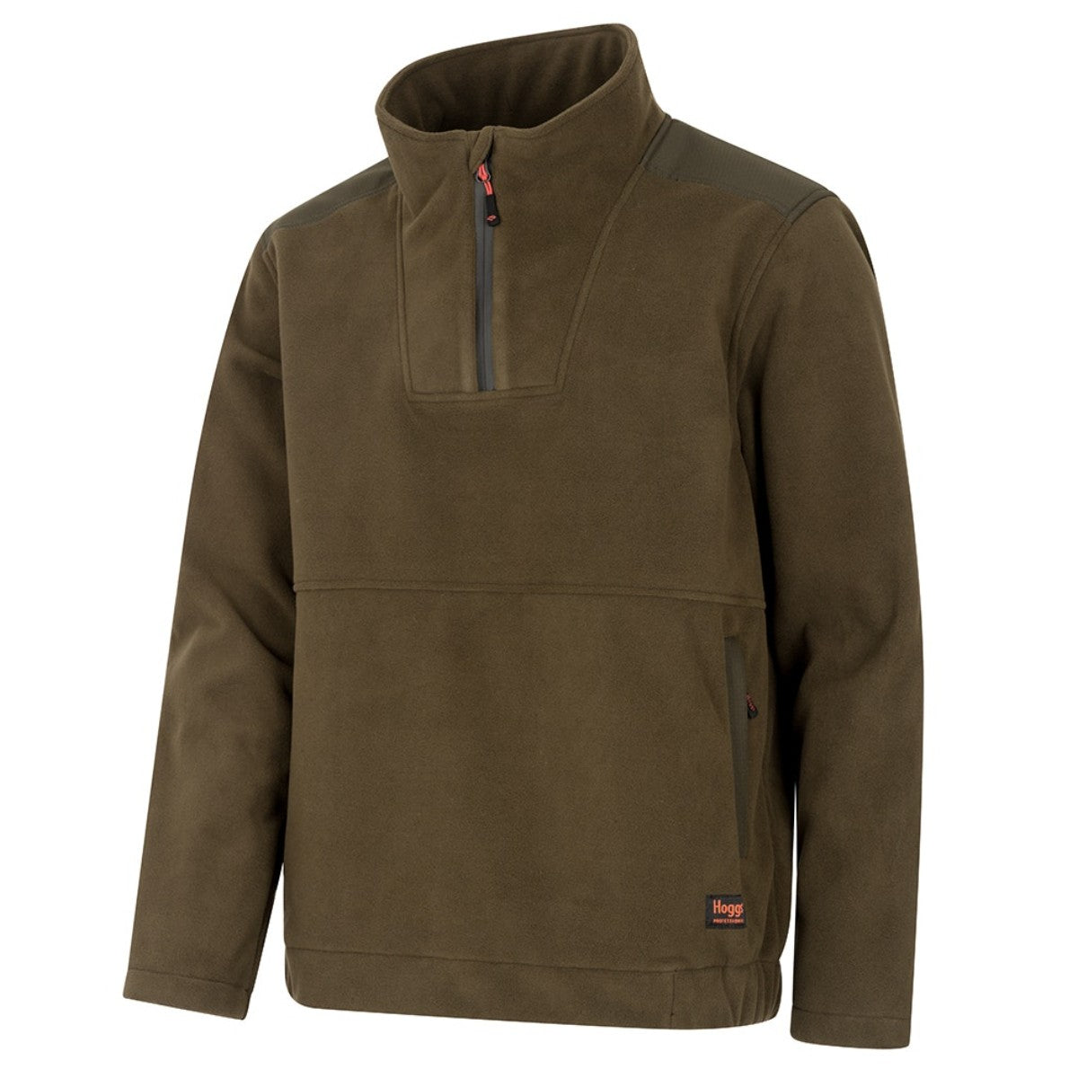 Hoggs of Fife Green King II 1/4 Zip Bonded Fleece | Cluny Country 